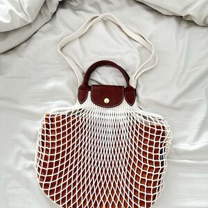 Longchamp Le Pliage Filet Mesh Bag L